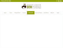 Tablet Screenshot of northshoreecotours.com